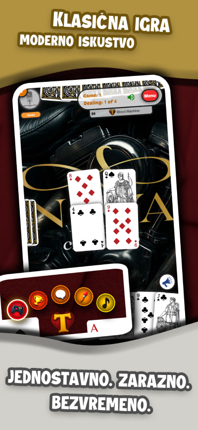 Screenshot igre Tablić M za mobilne telefone i web